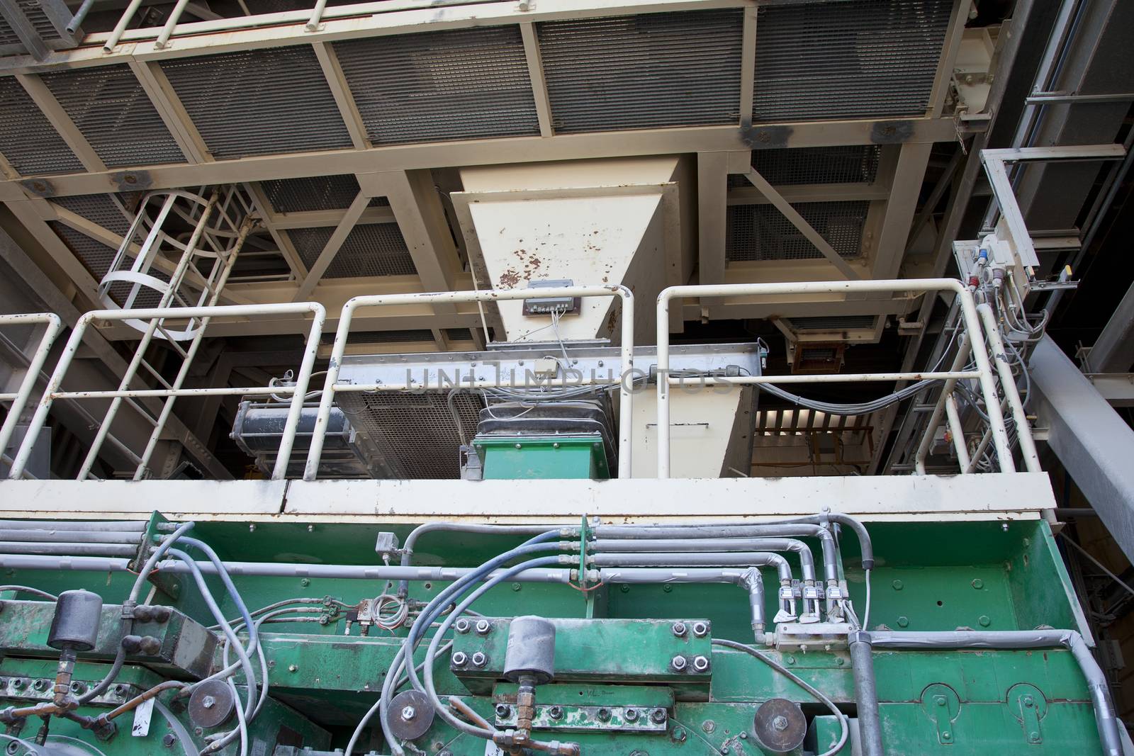 Detail of cement factory with sieves by gigra