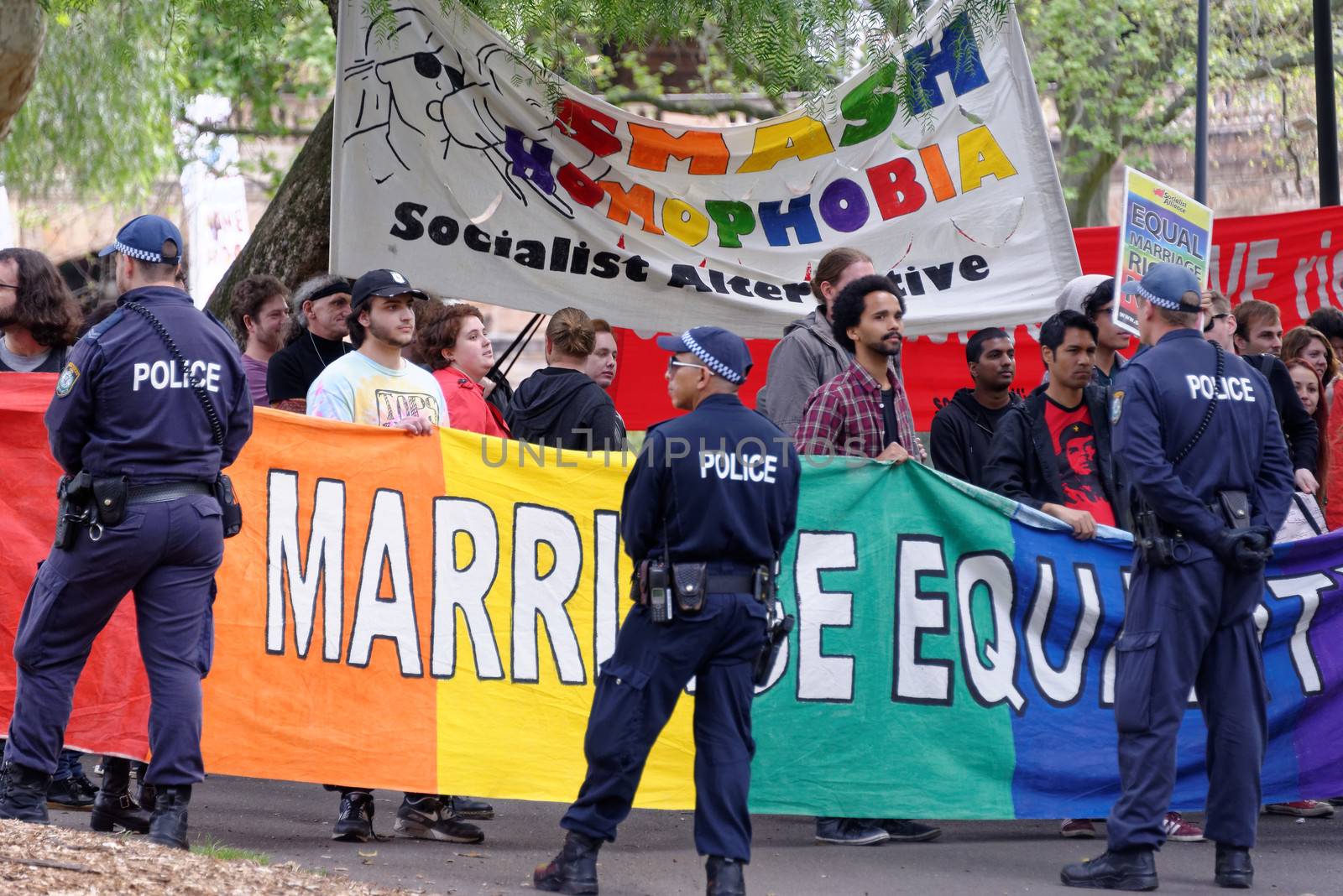 AUSTRALIA, Sydney: Amid ongoing discussion in federal government over marriage equality, New South Wales MP Reverend Fred Nile leads a Unity Australia rally from Belmore Park to Martin Place on September 20, 2015 to celebrate marriage and family and to protect traditional marriage