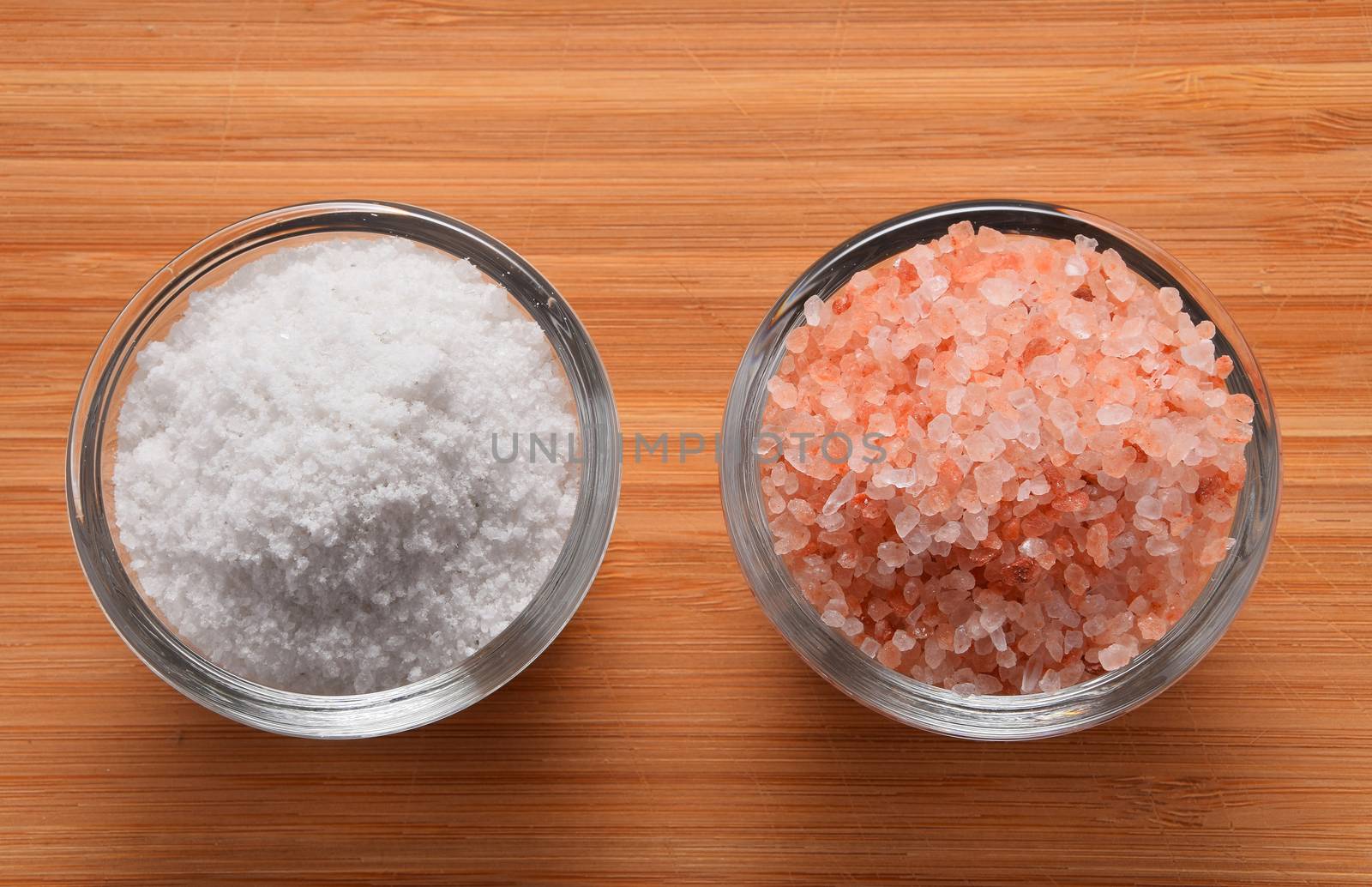 Choose your salt - Himalayan or rock salt (top view, point of vi by BreakingTheWalls