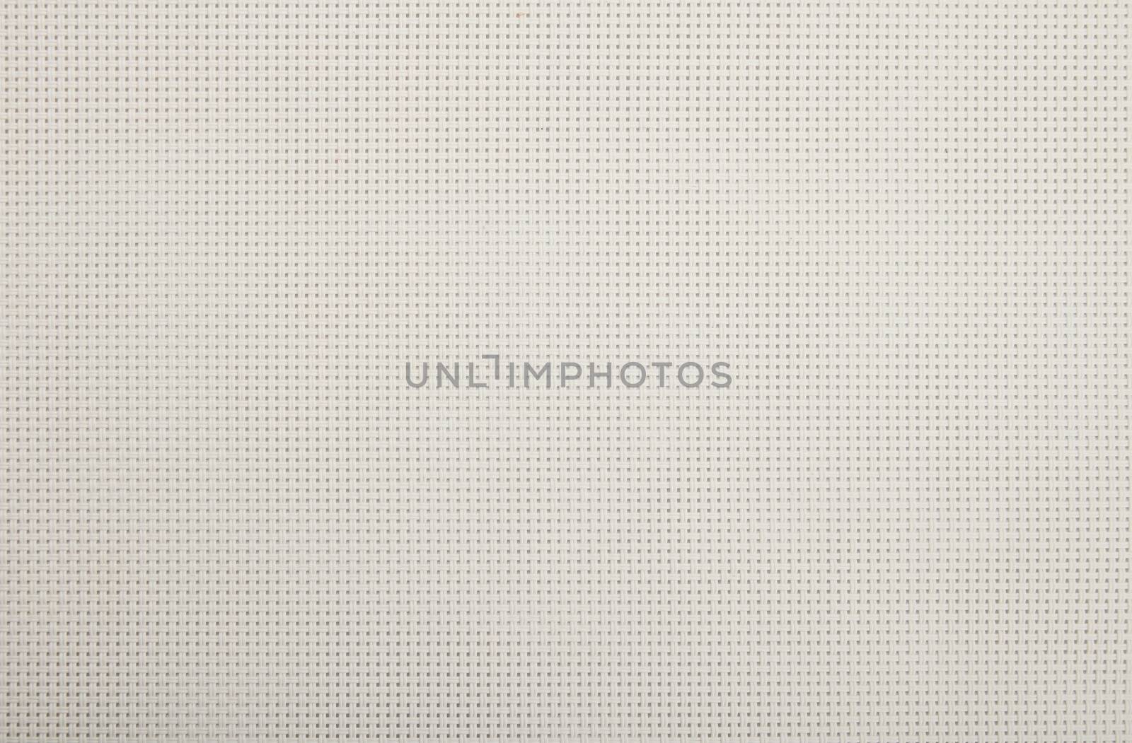 Background texture of white wicker braided plastic double strings with small mesh