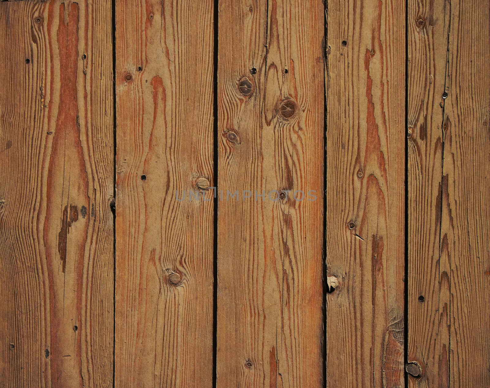 Vintage wooden panel with vertical planks and gaps by BreakingTheWalls