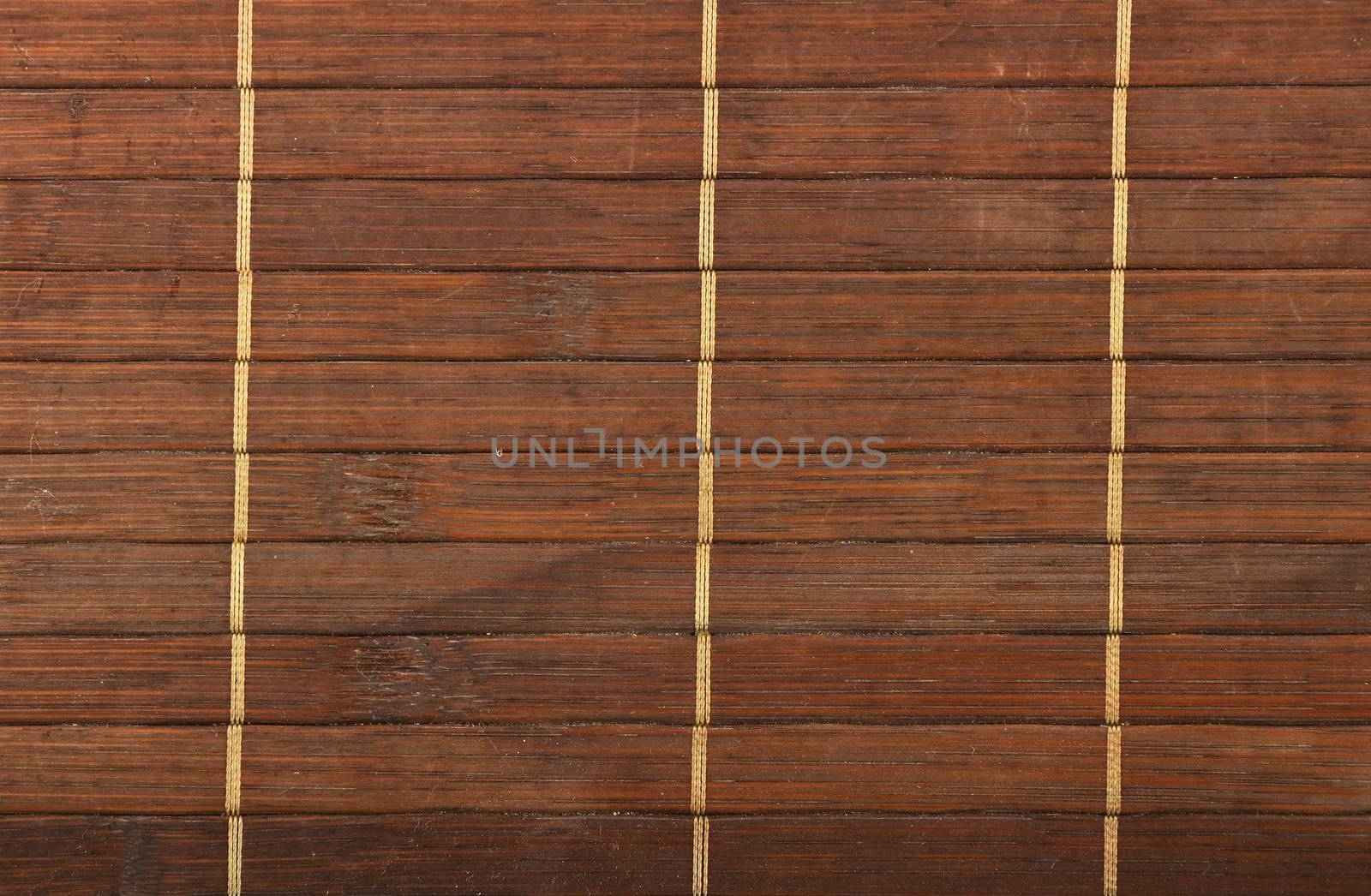 Bamboo wooden brown wicker braided mat background by BreakingTheWalls