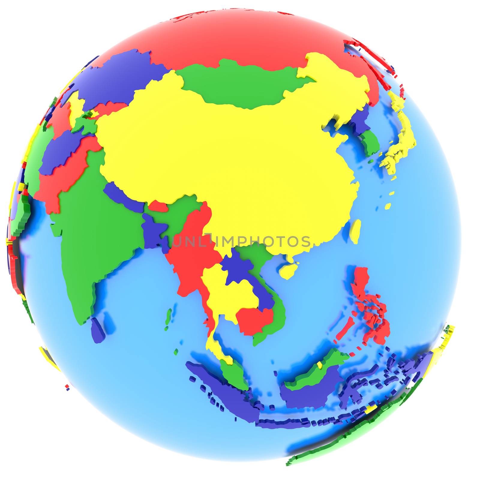 Asia on Earth by Harvepino