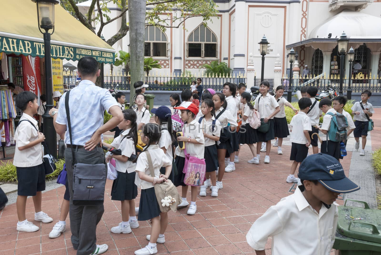 School children singapore by compuinfoto