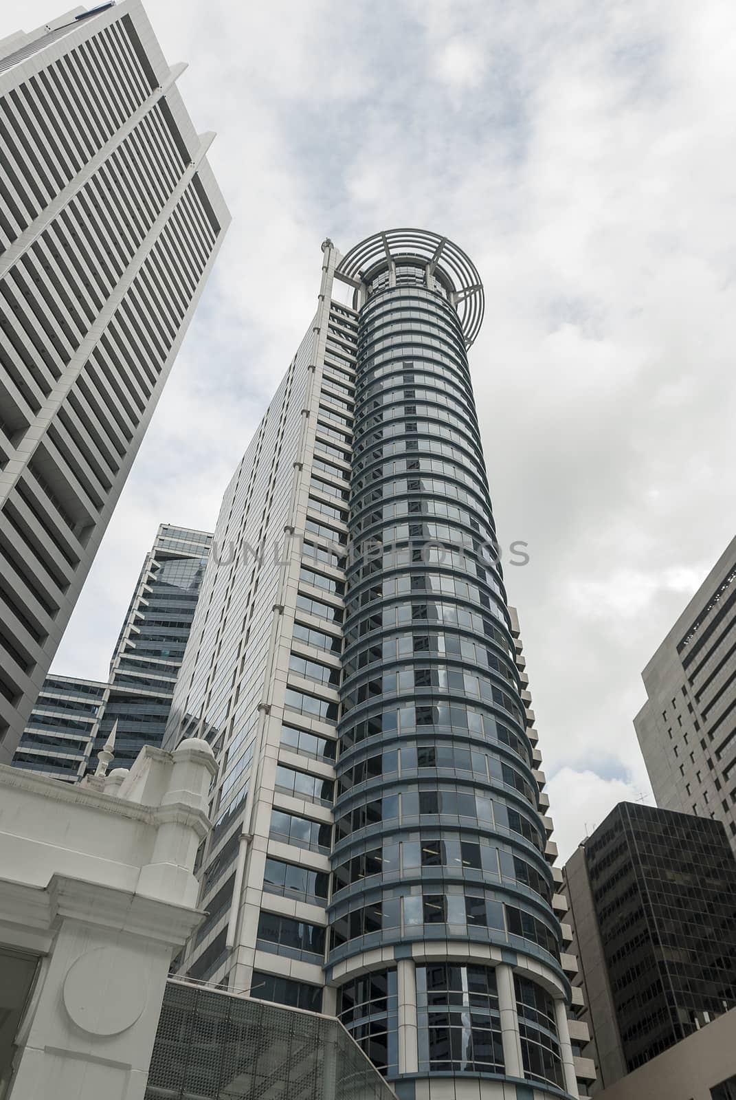 high office building Singapore in financial district