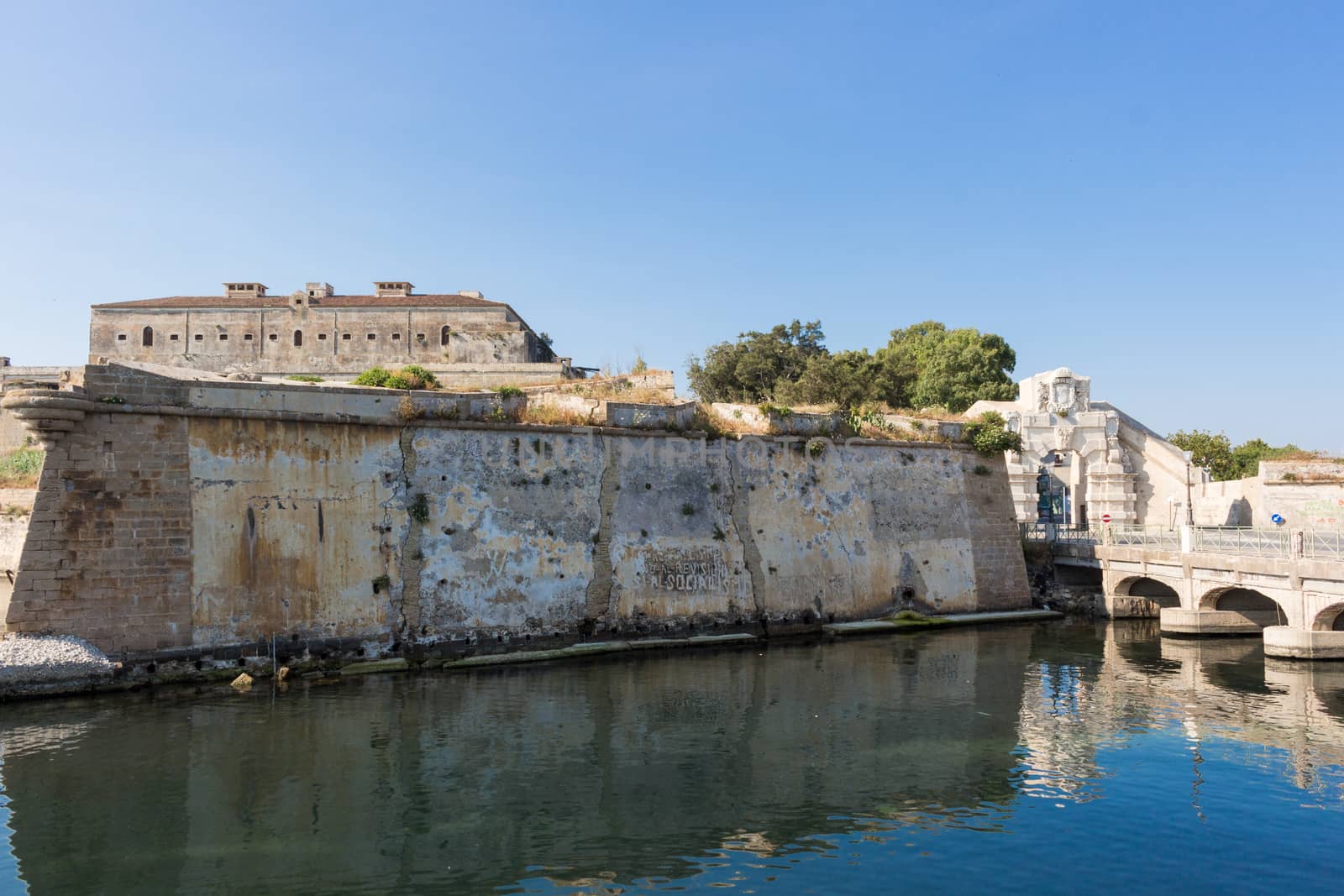 Old bourbun Fortress in Siliy- Italy