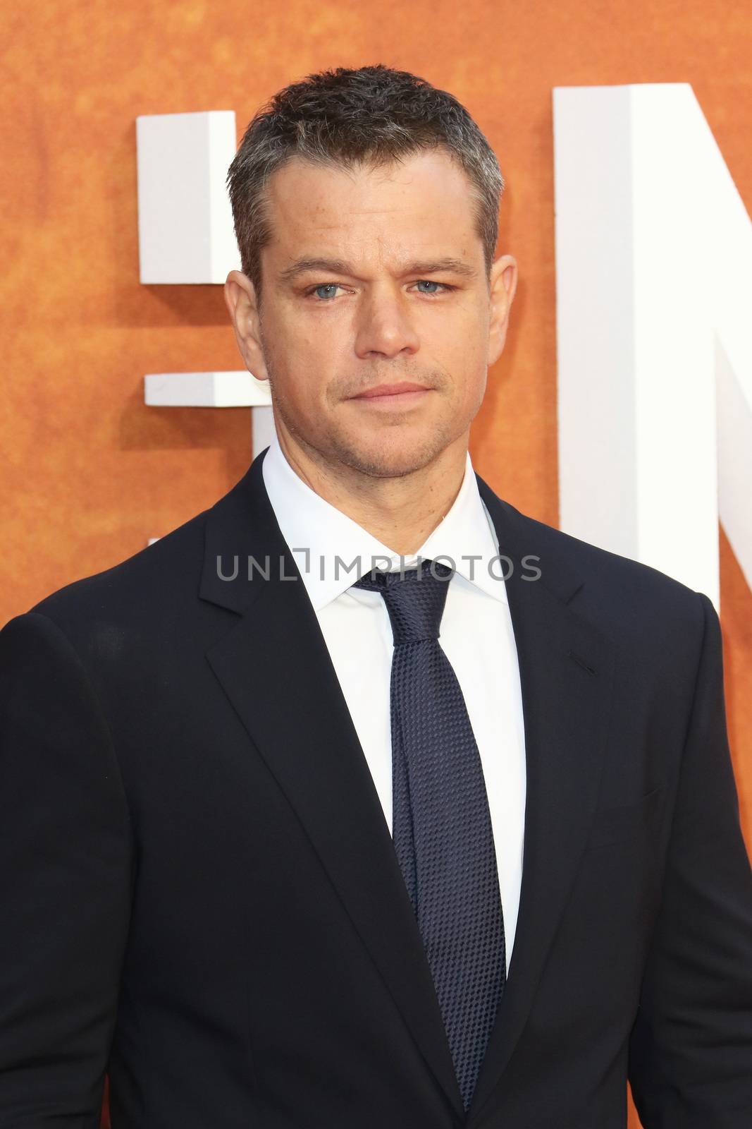 ENGLAND, London: Matt Damon attends the European premiere of The Martian in Leicester Square in London, UK on September 24, 2015