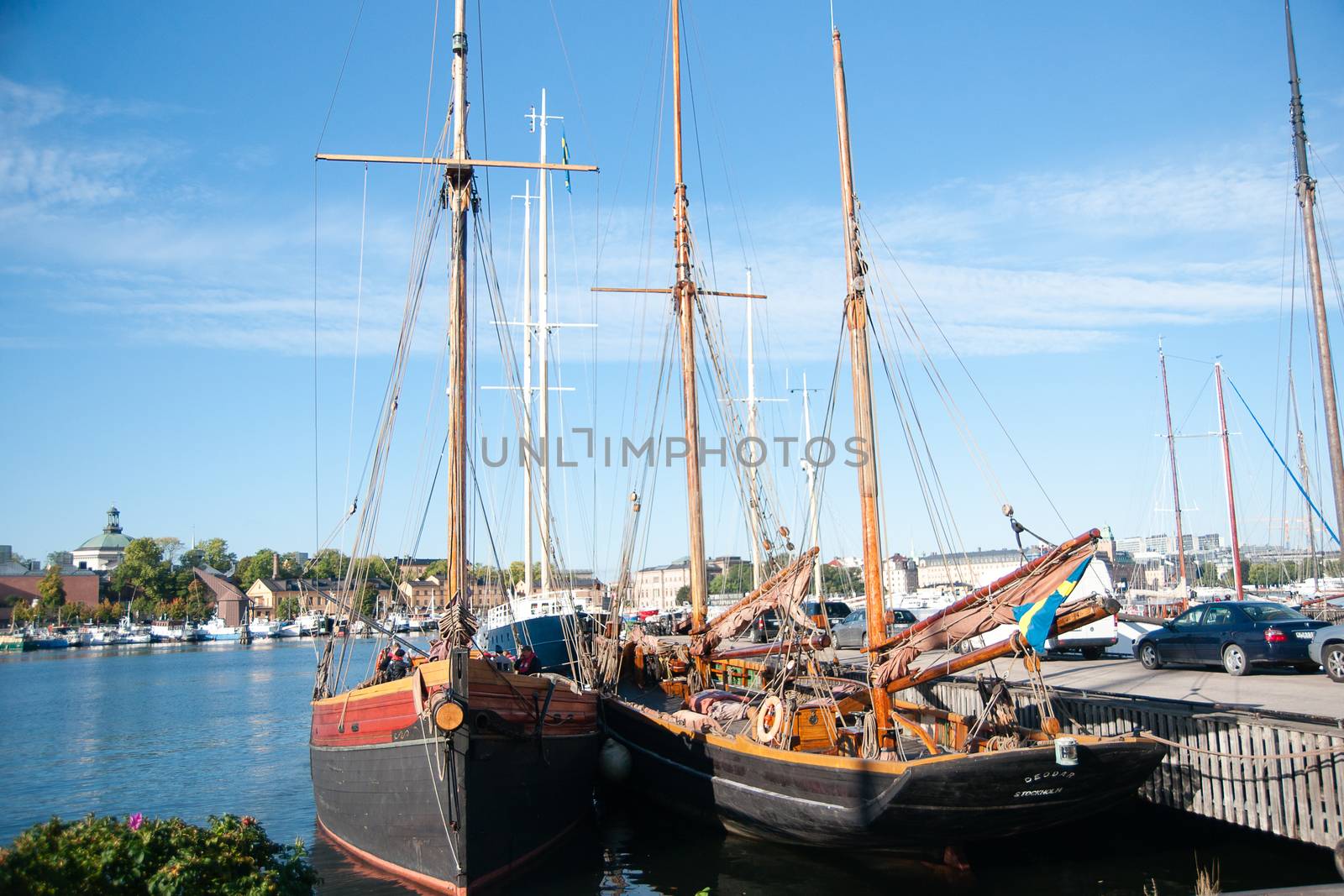 Ships in Stockholm by javax