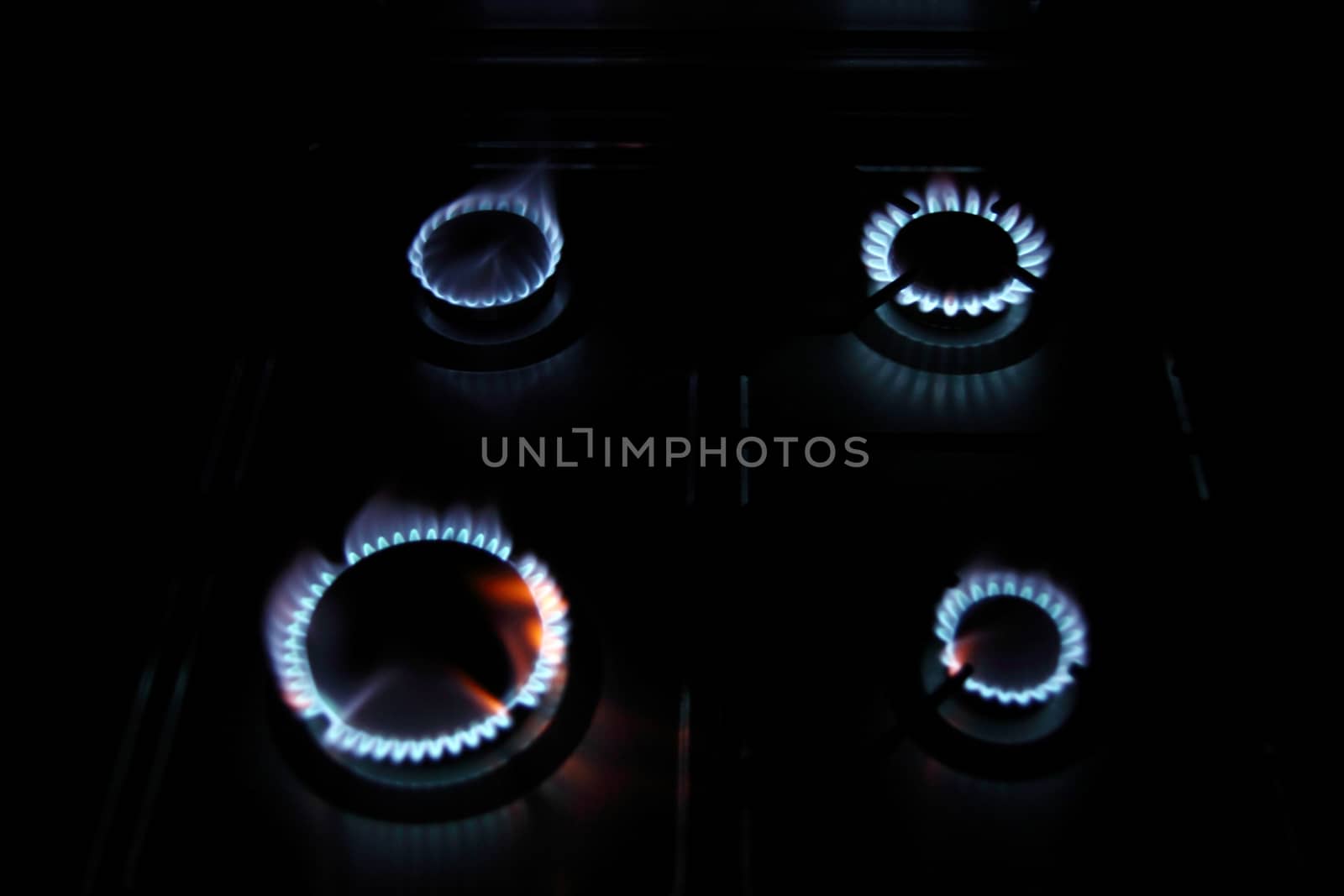 four flame a gas stovel f by diecidodici