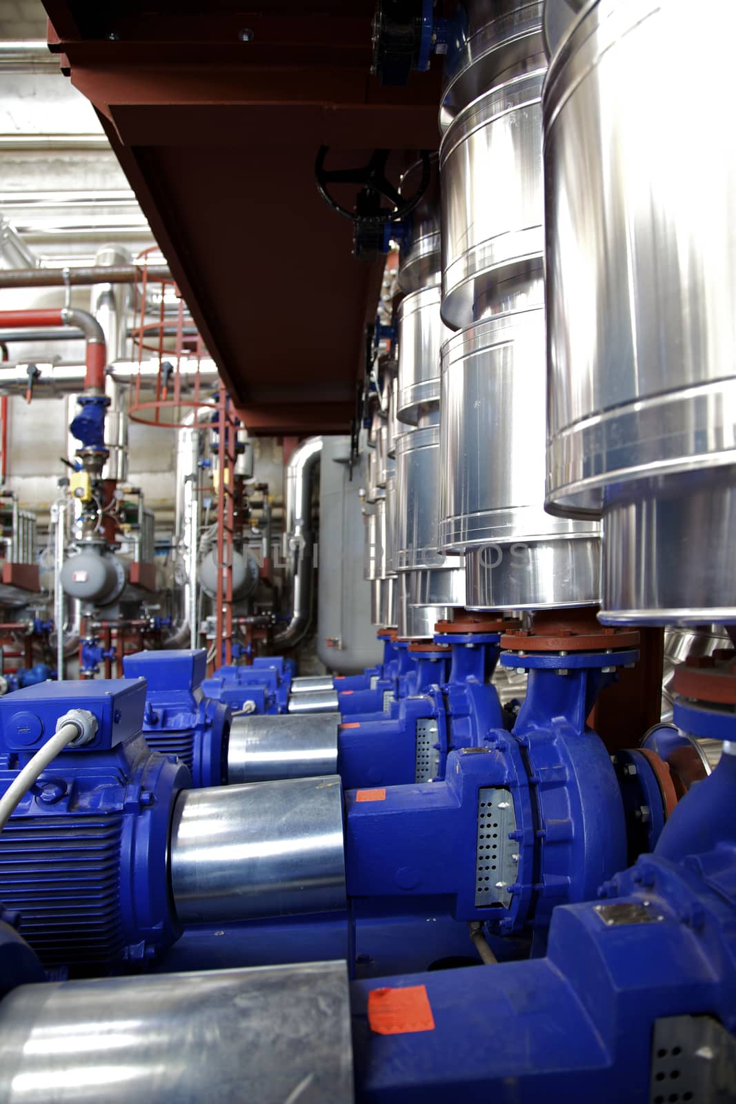 industrial plant for air treatment