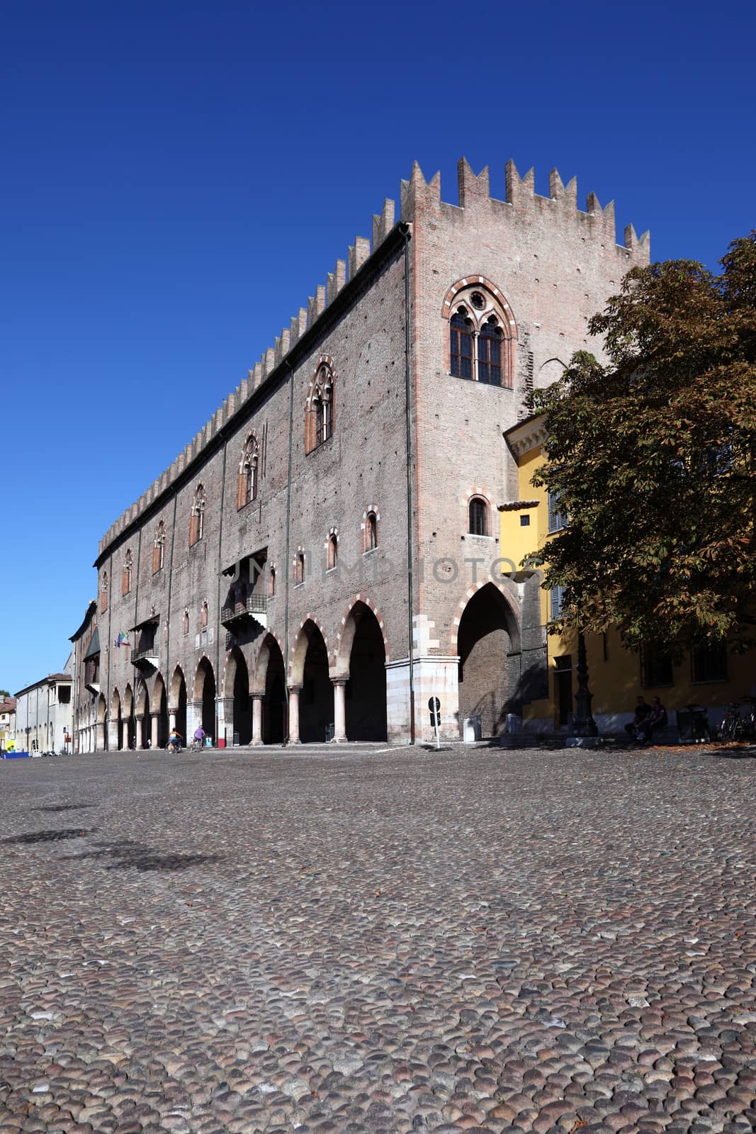 ducal palace city of mantova italy