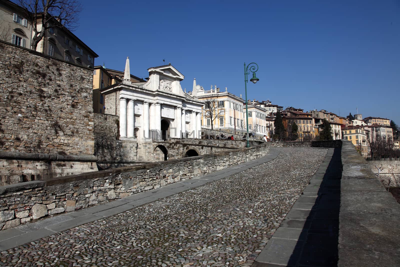 city of bergamo fortification old town