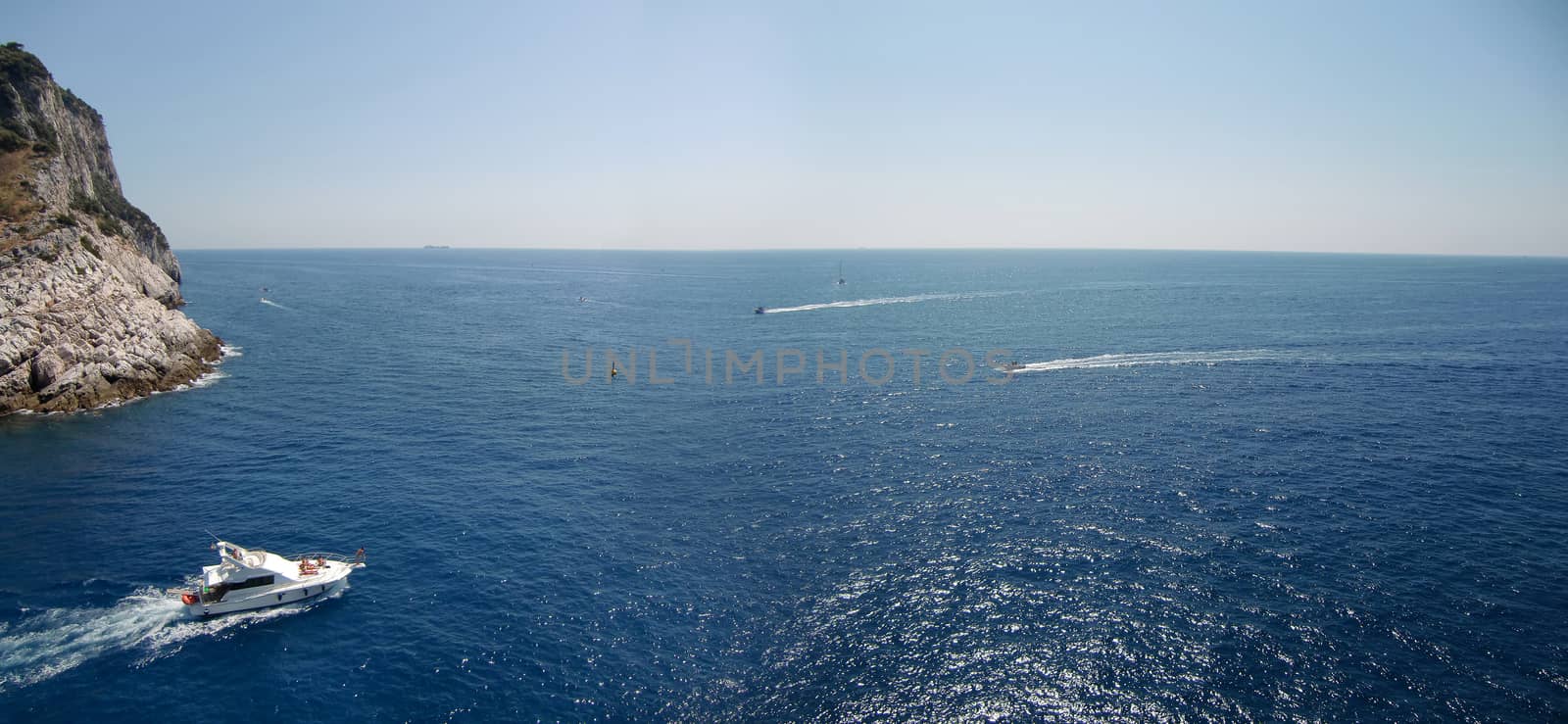 panoramic sea and coast italy by diecidodici