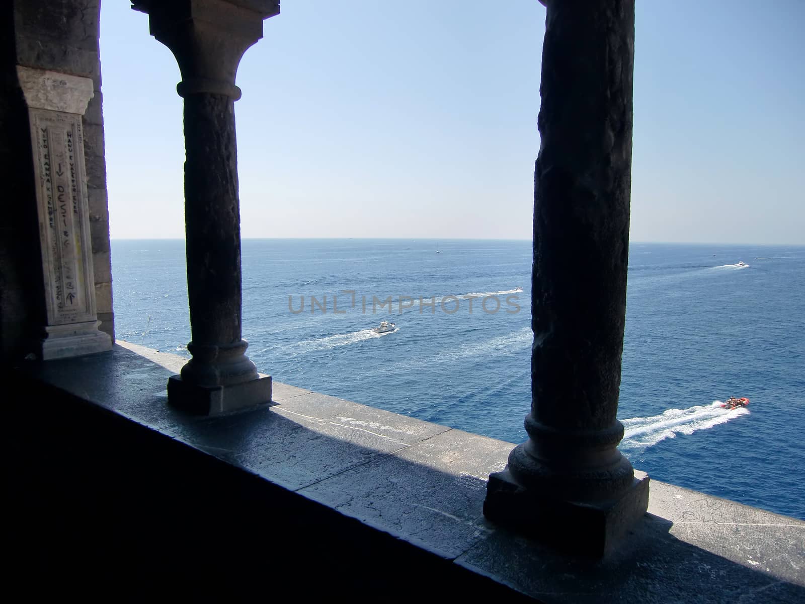 coast and sea portovenere italy