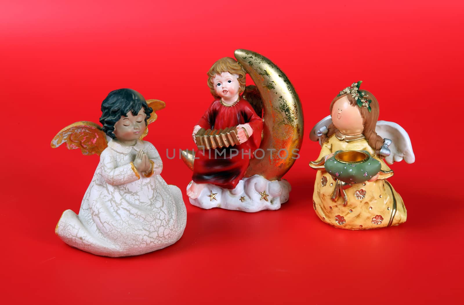 group various nativity figurines