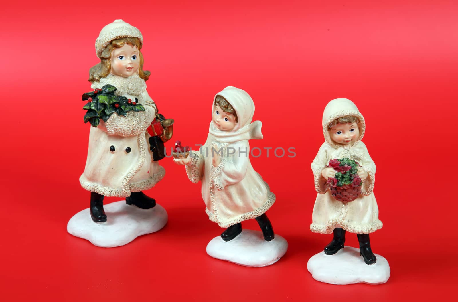 group various nativity figurines