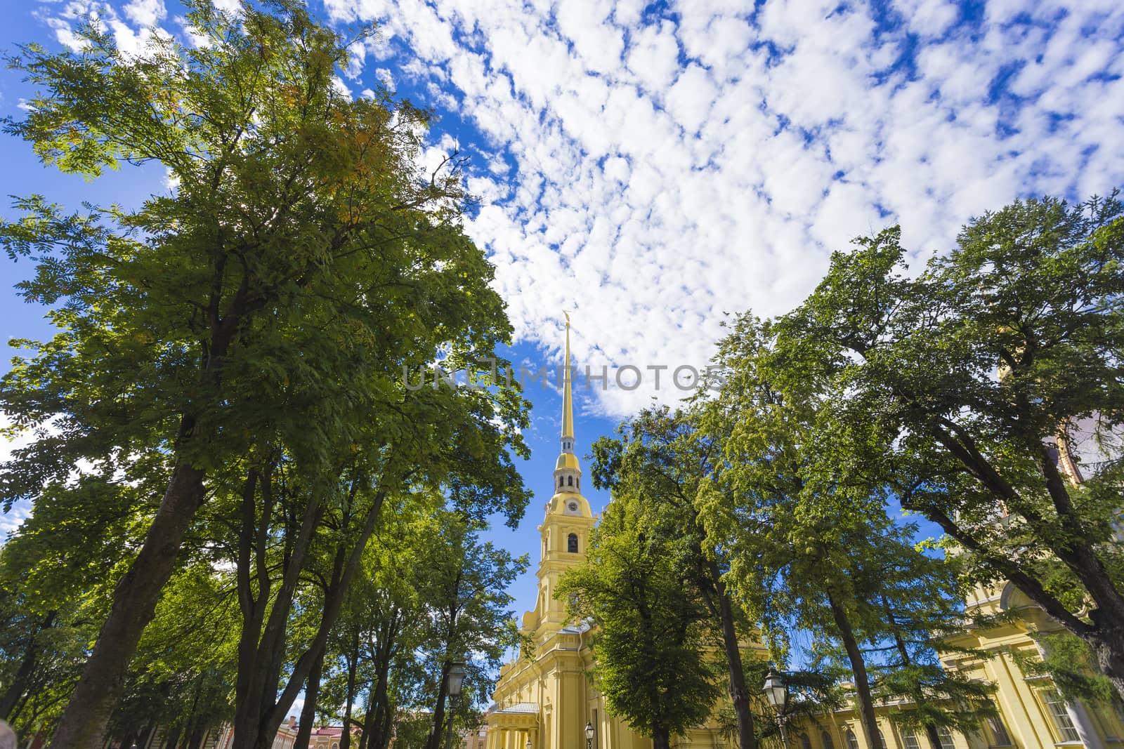 The Peter and Paul cathedral in Peter and Paul fortress.St. Pete by truphoto