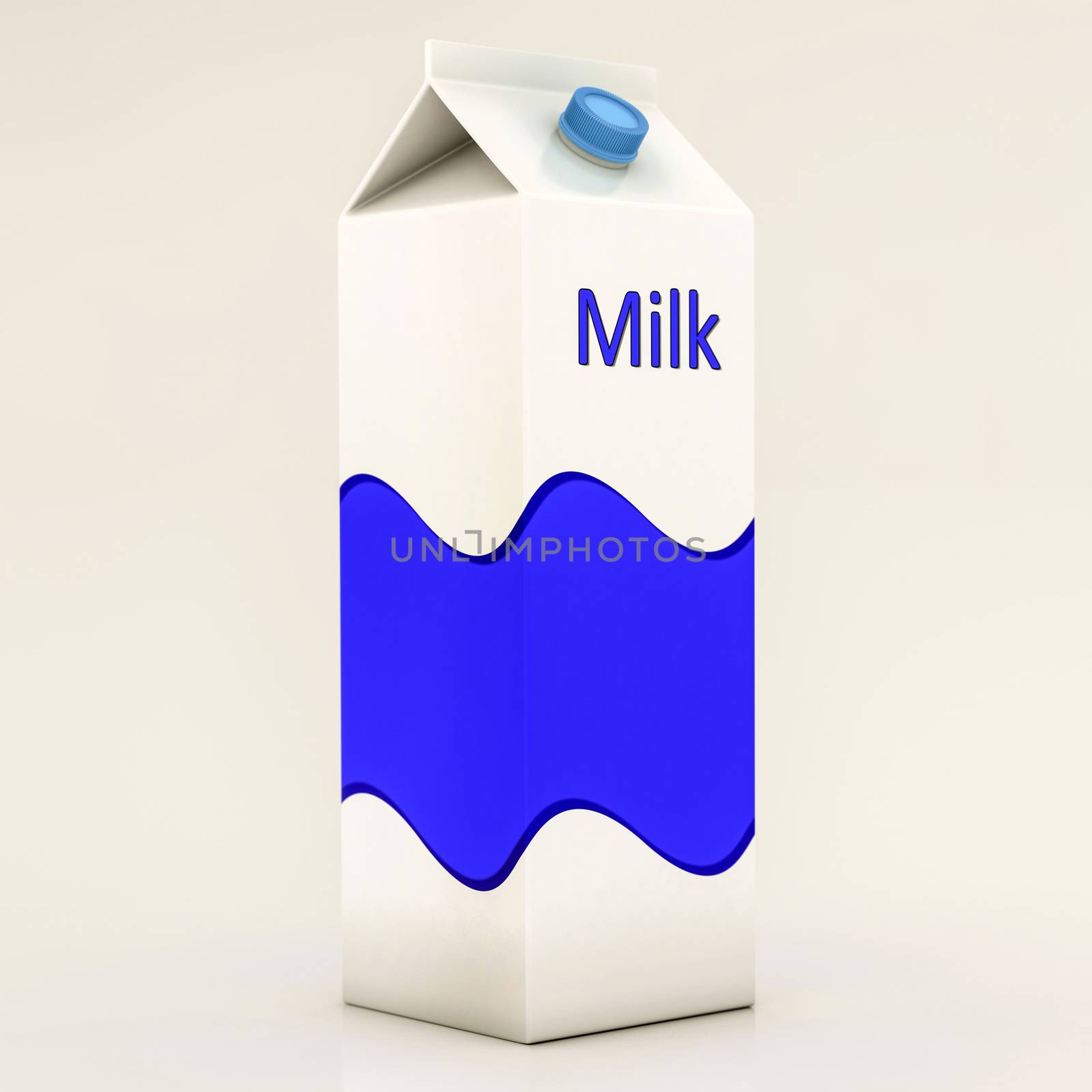 milk carton box by Lupen