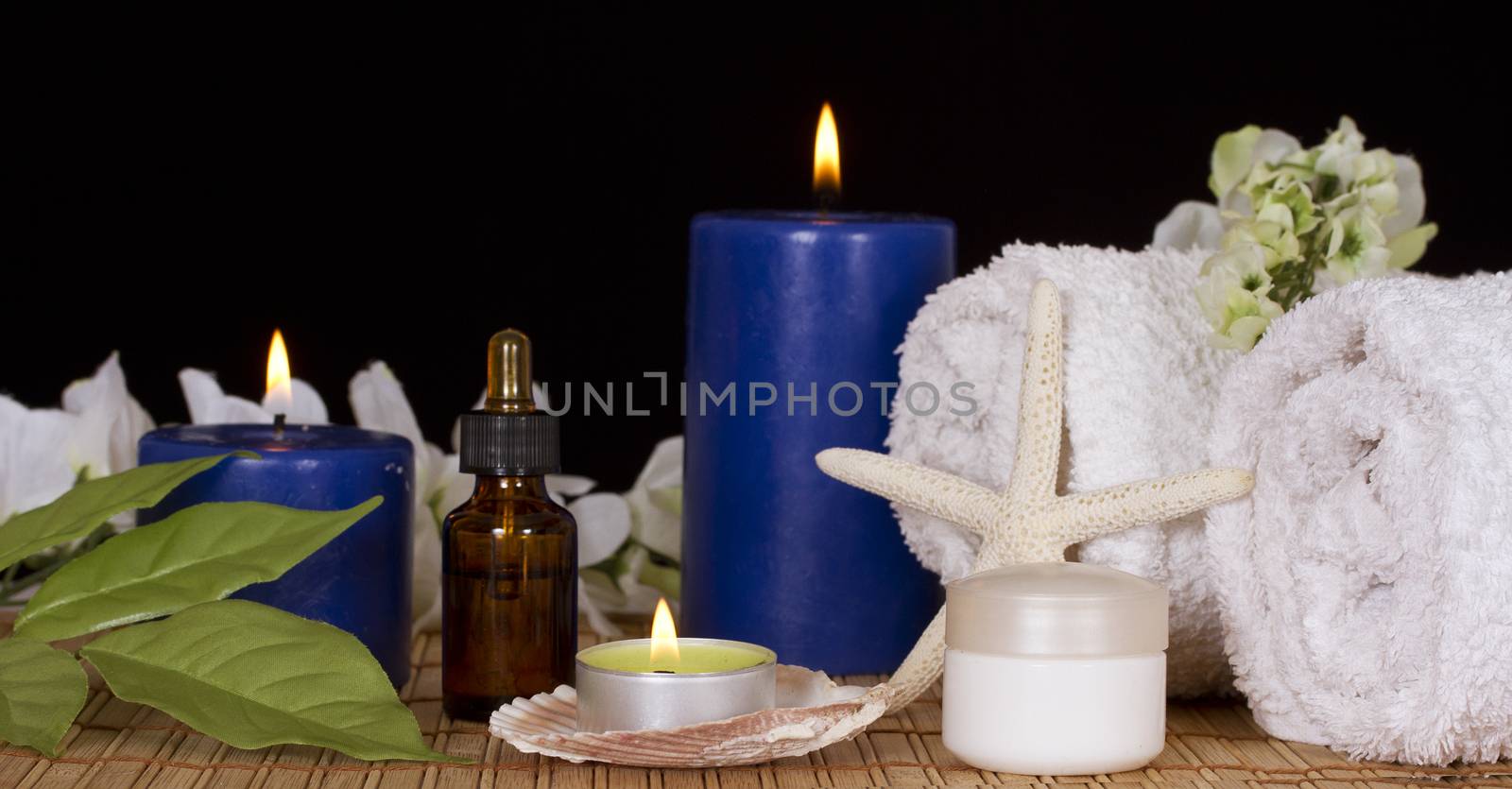 Accessories for spa treatments in the candlelight by Irina1977