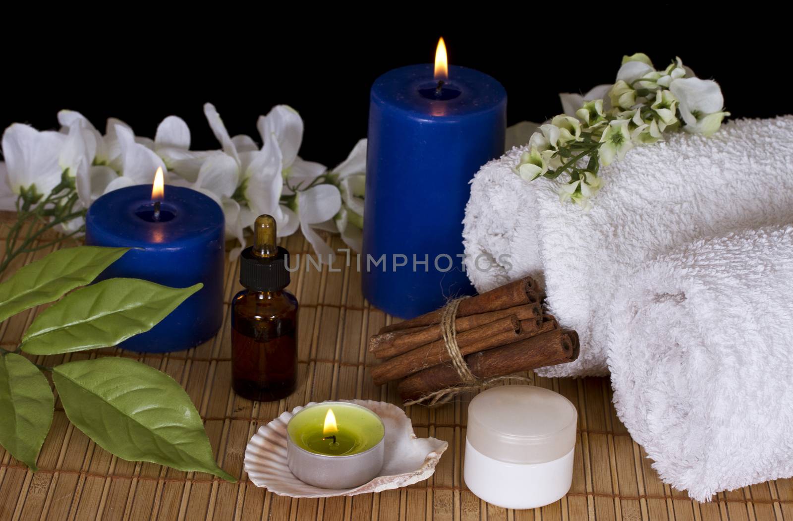 Accessories for spa treatments in the candlelight by Irina1977