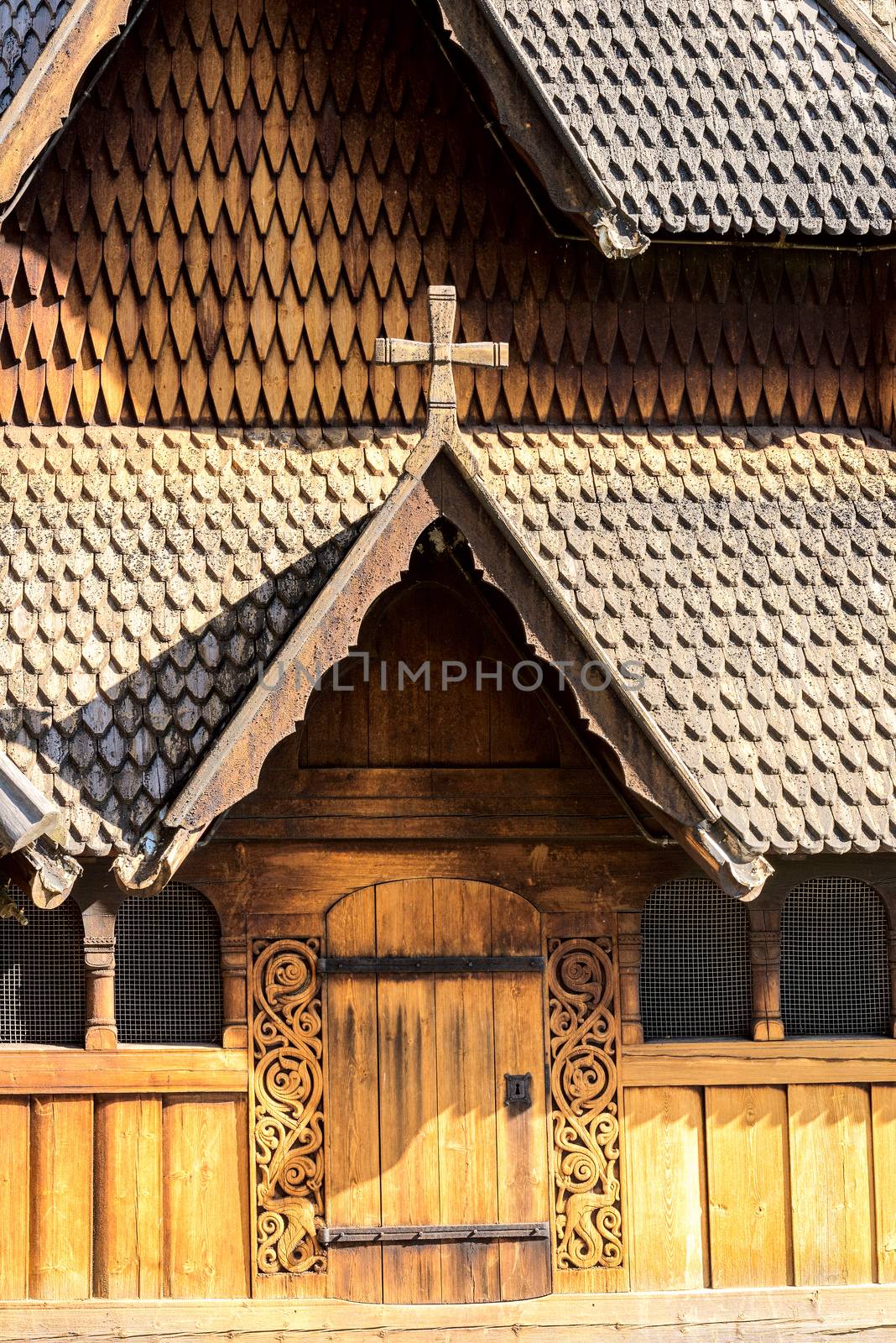 Stave Church at Heddal by Nanisimova