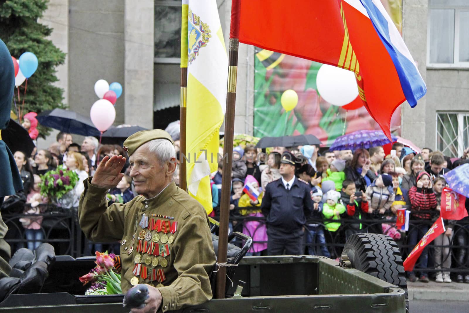 Celebration Of The 70Th Anniversary Of The Victory Day, Pyatigorsk Russia - May 09, 2015