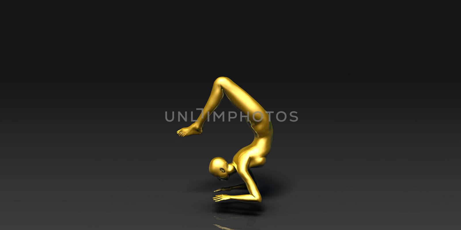 The Scorpion Yoga Pose by kentoh