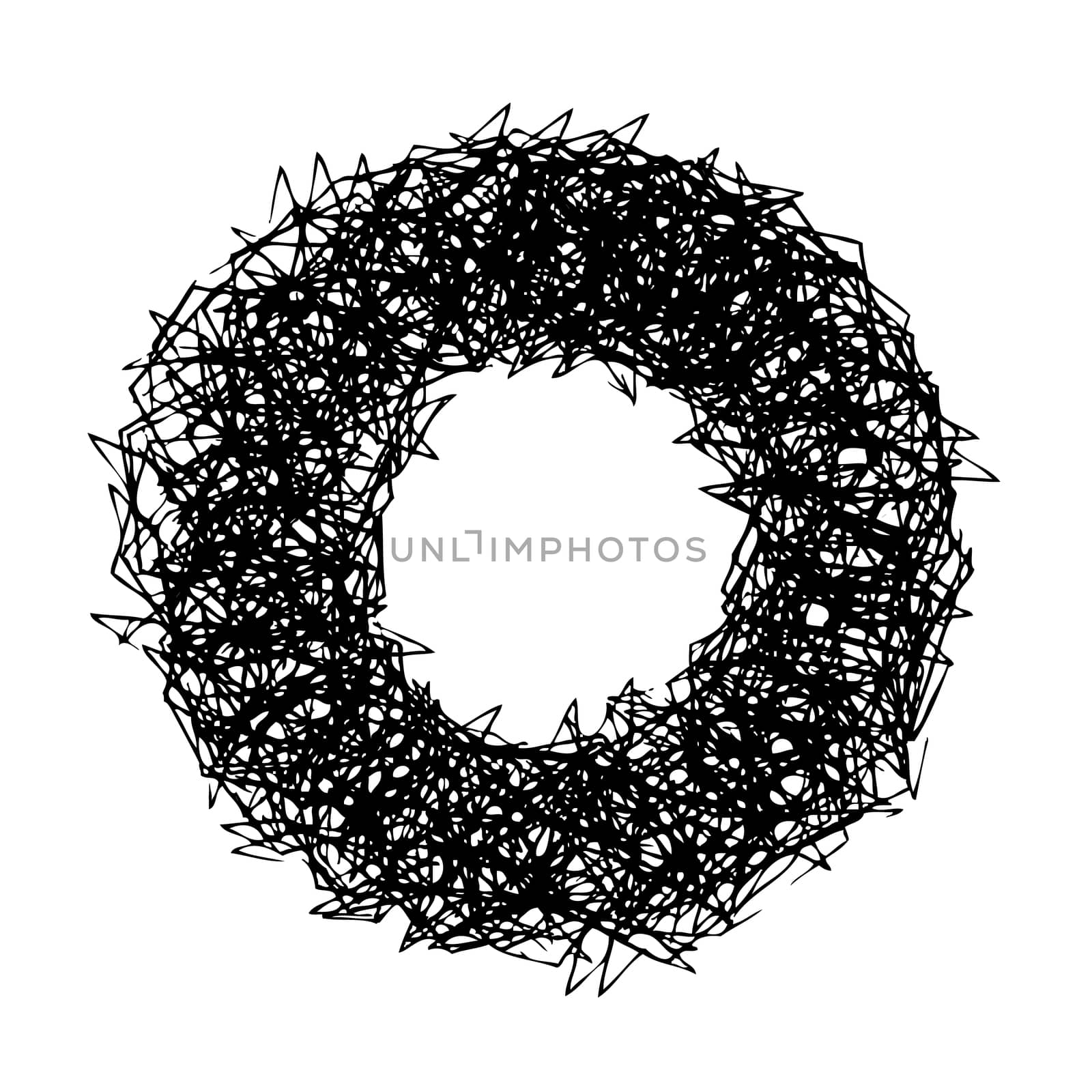 abstract circle hand draw by simpleBE