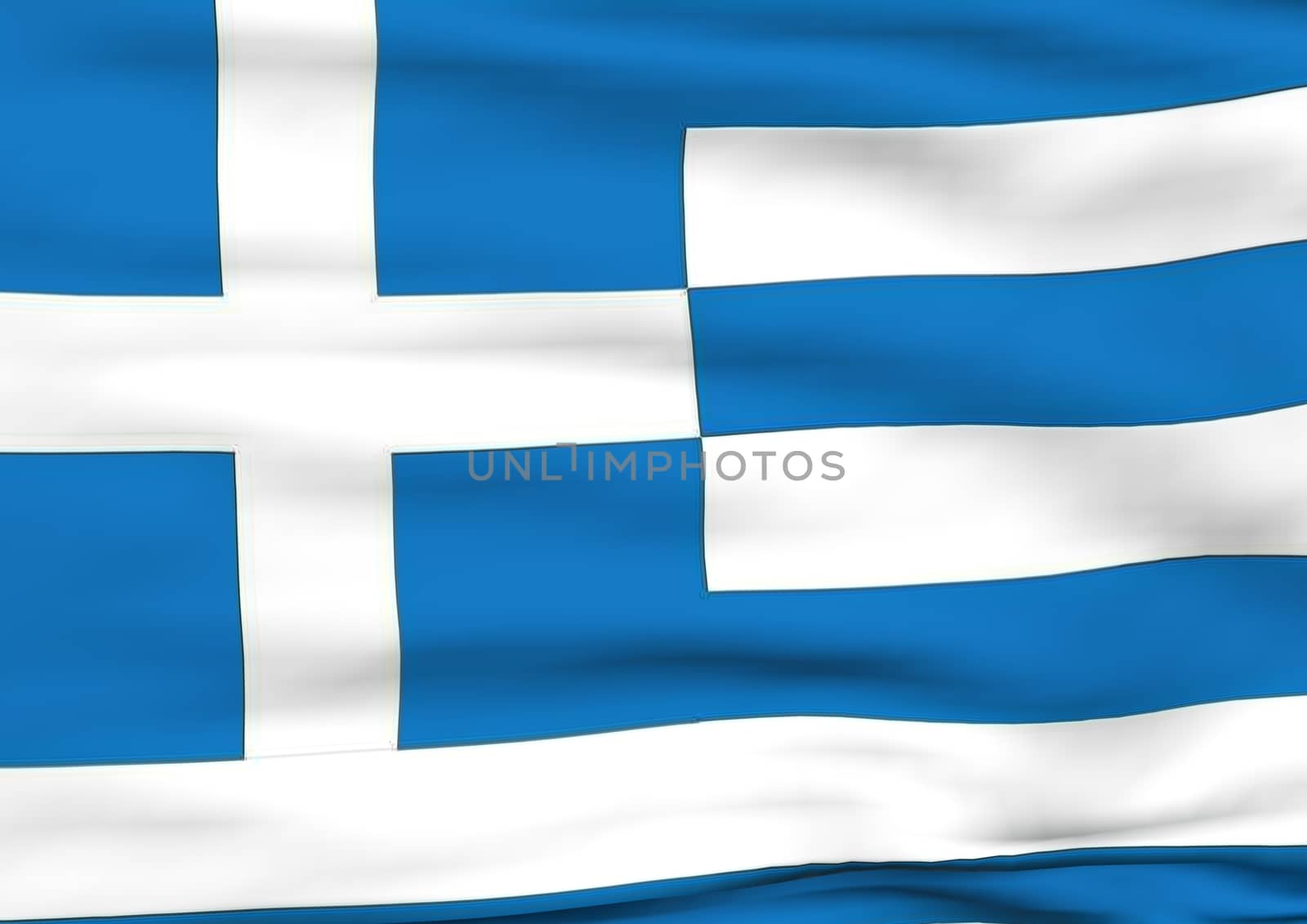Image of a waving flag of Greece