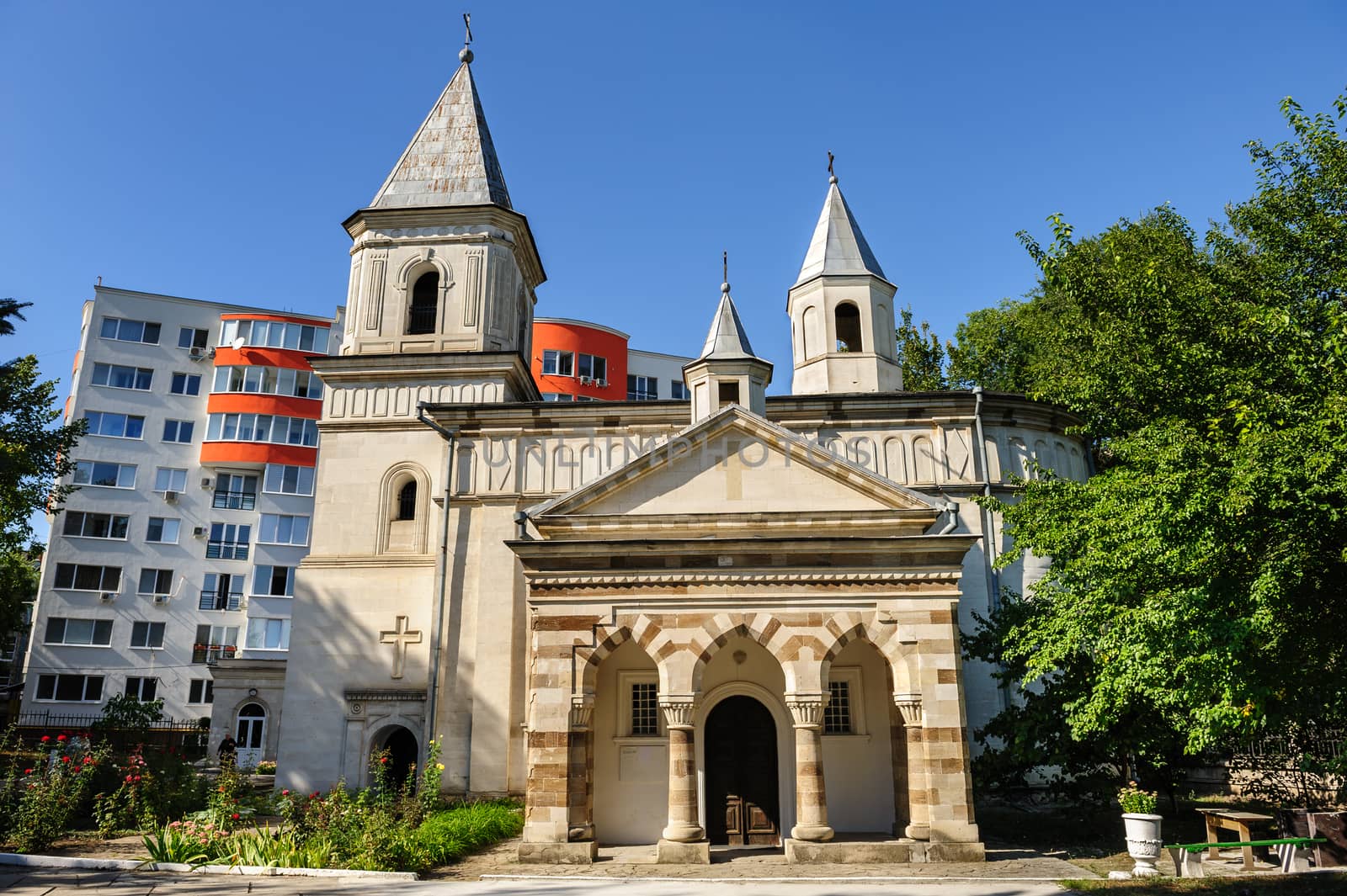 The Armenian Apostolic Church of the Holy Virgin, Chisinau, Republic of Moldova. Was built in 1804 in place of old Orthodox one wich have been destroyed in Russian-Ottoman war.