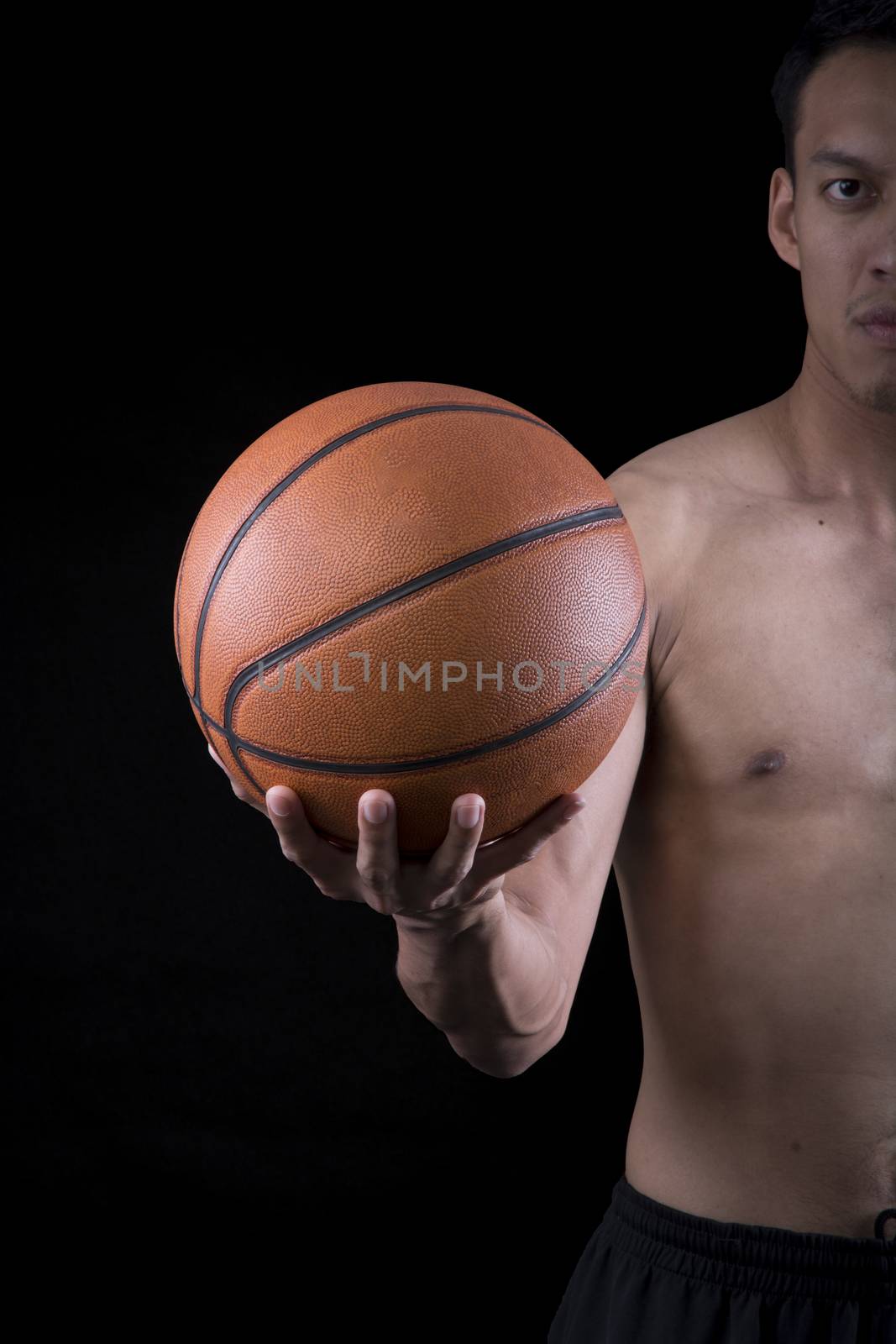 asian  basketball player by panuruangjan