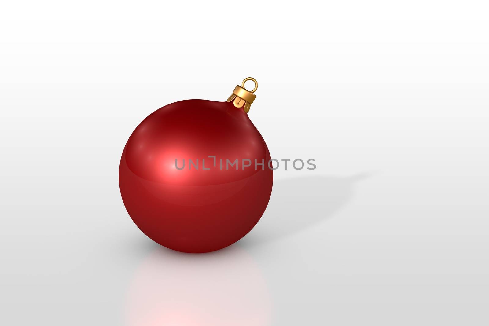 red christmas ball  by alexx60