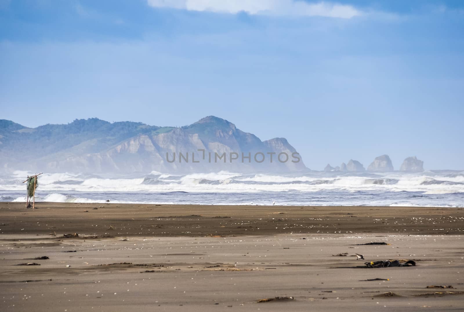 Beach in the national park, Chiloe Island, Patagonia, Chile