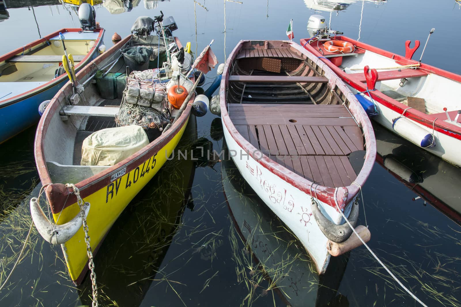 colorful fishing boats by Isaac74