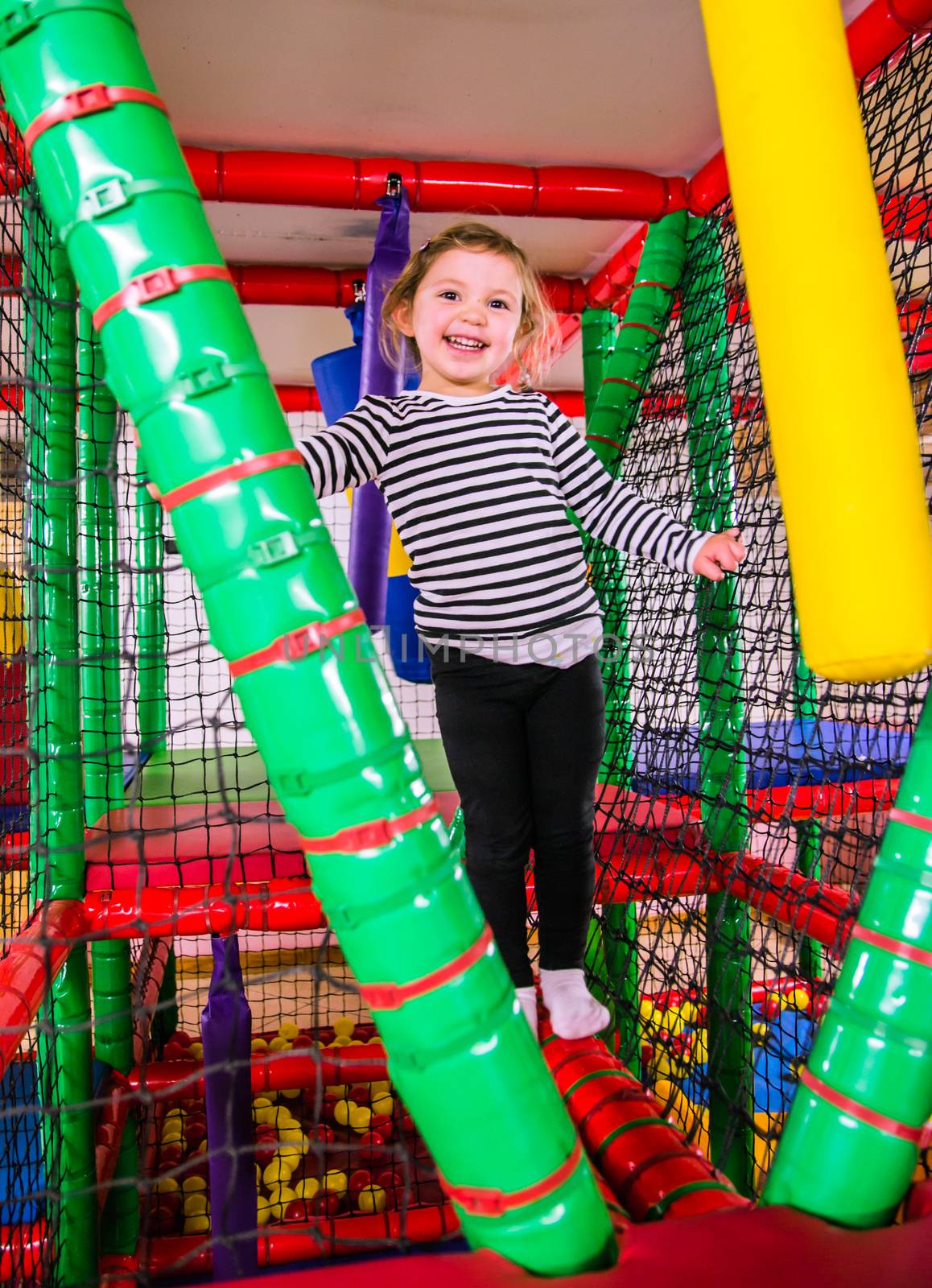 little girl into playroom by Isaac74