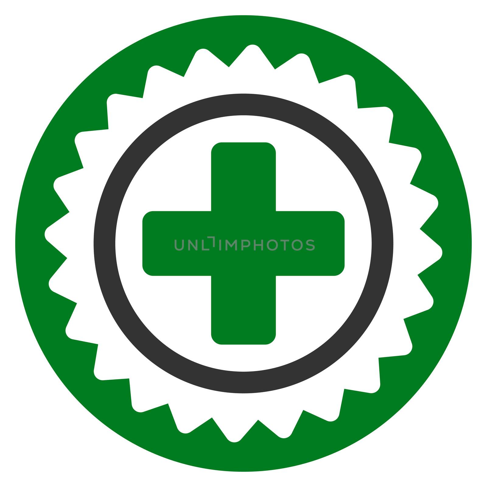 Medical Stamp Icon by ahasoft