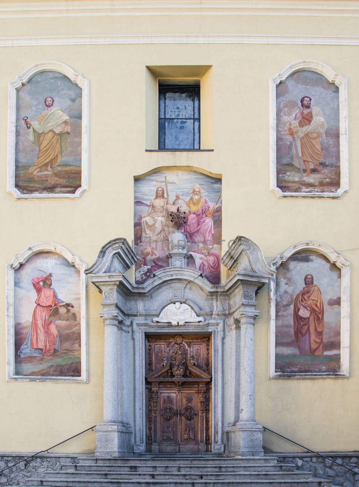 church of Santissima Trinità in Ponte di Legno, Italy