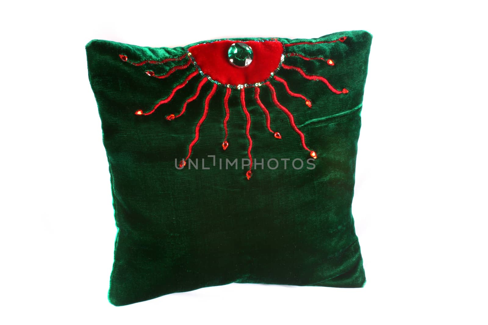 Green Designer Pillow by thefinalmiracle