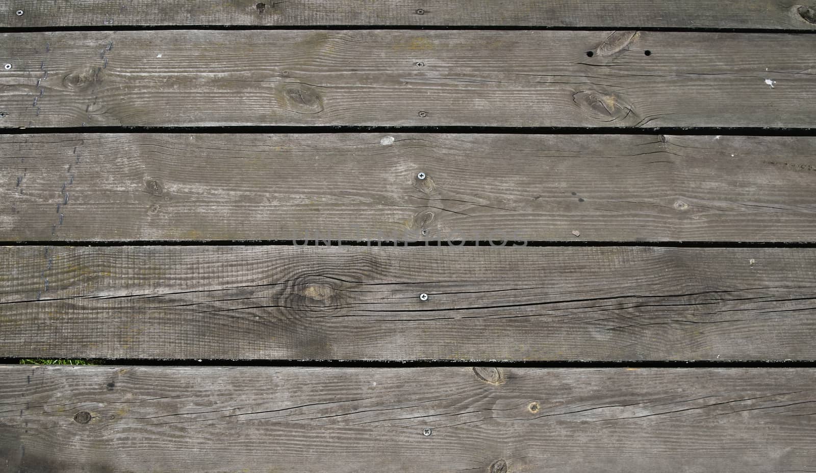 Vintage wooden panel with horizontal planks and gaps by BreakingTheWalls