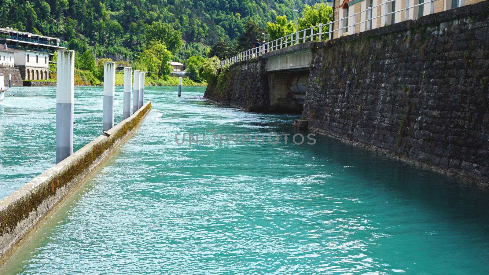 Port of Thun Lake Interlaken, Switzerland