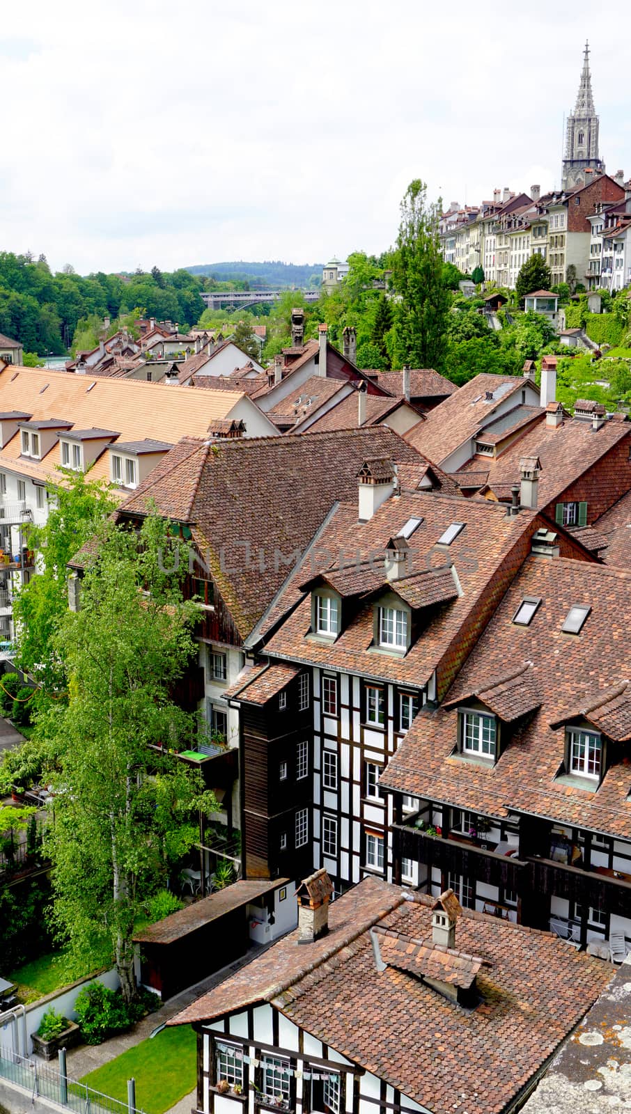 viewpoints historical old town Bern, Switzerland