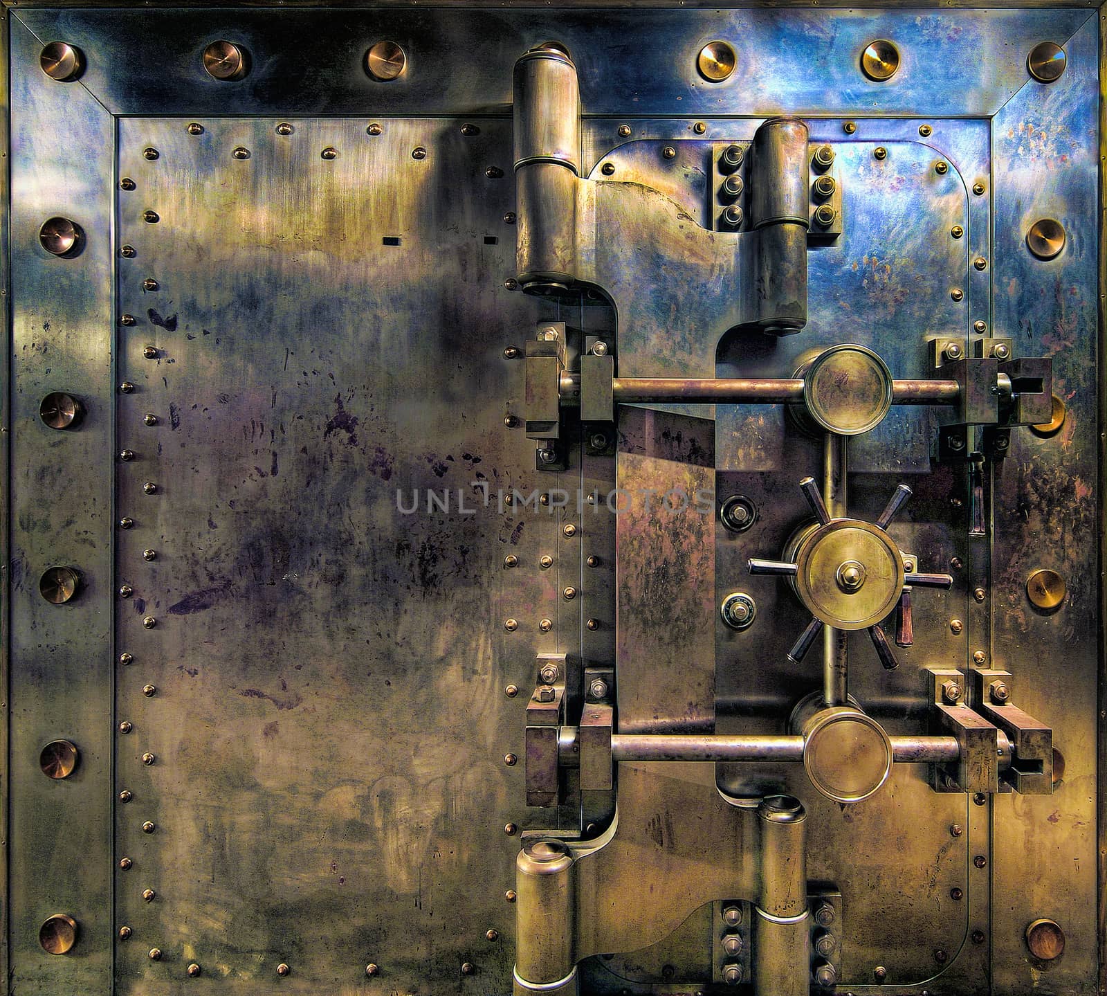 Old Bank Vault in Basement of Historic Building