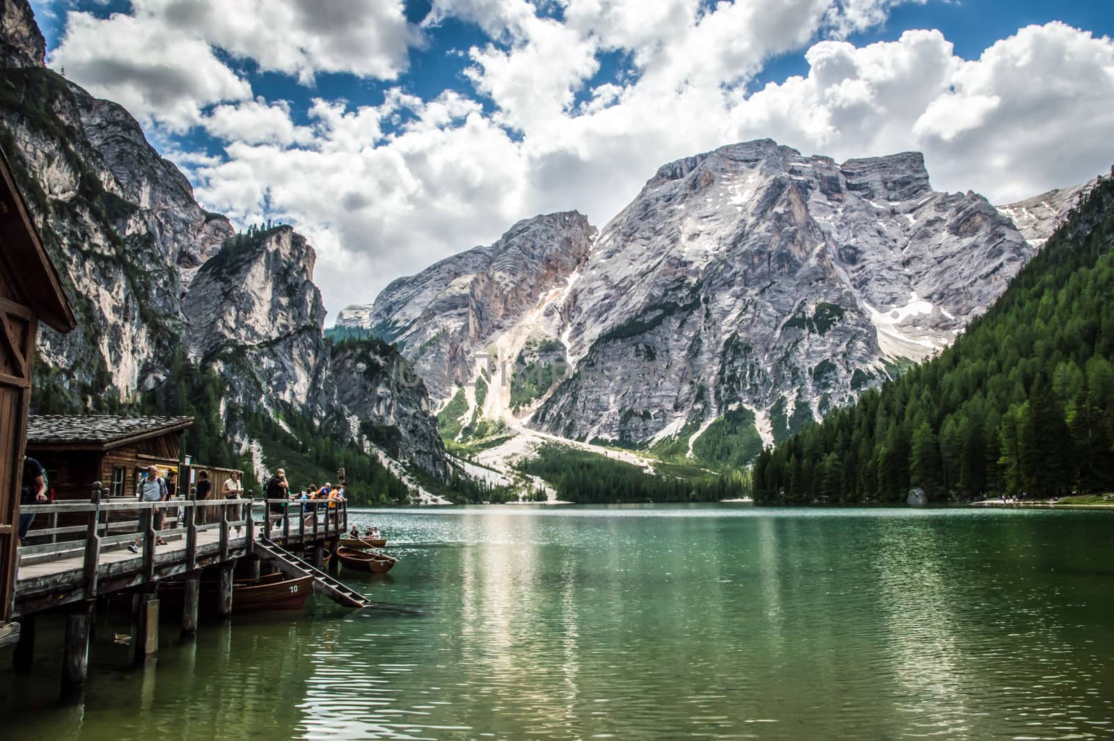 Braies lake, the most beautiful lake in Italy