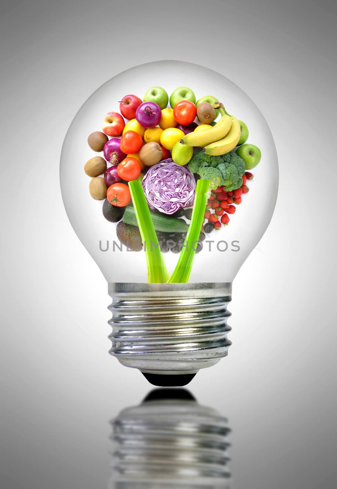 Healthy food ideas concept  by unikpix