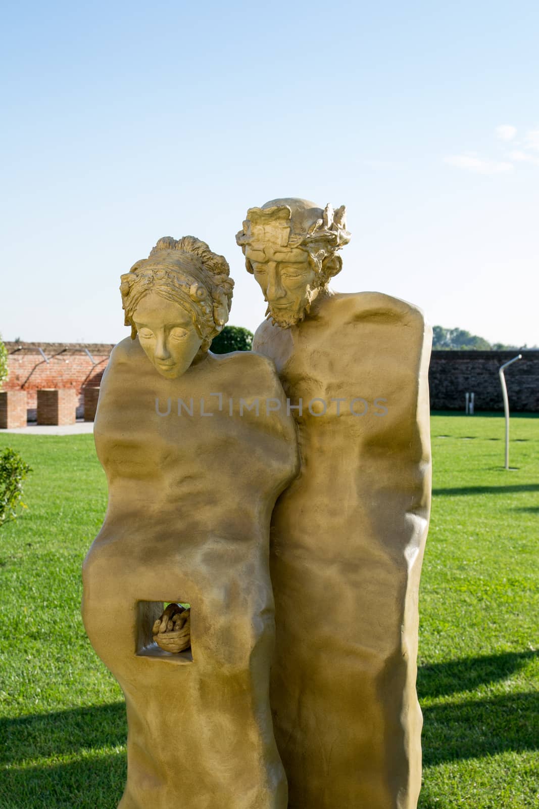 classic golden sculptures