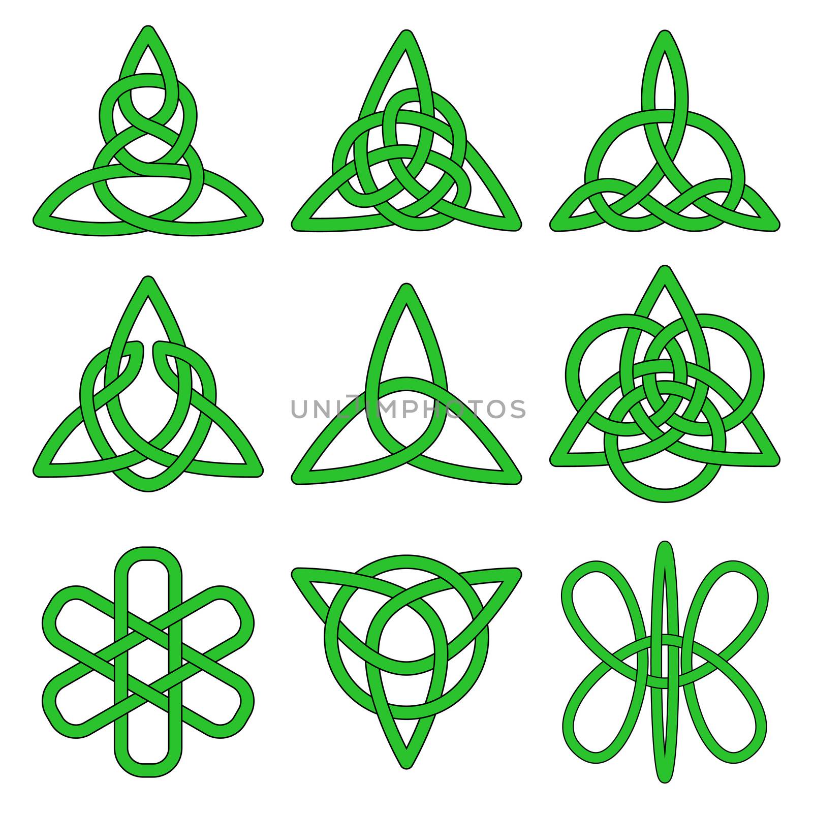 Collection of Celtic knots  by Zhukow