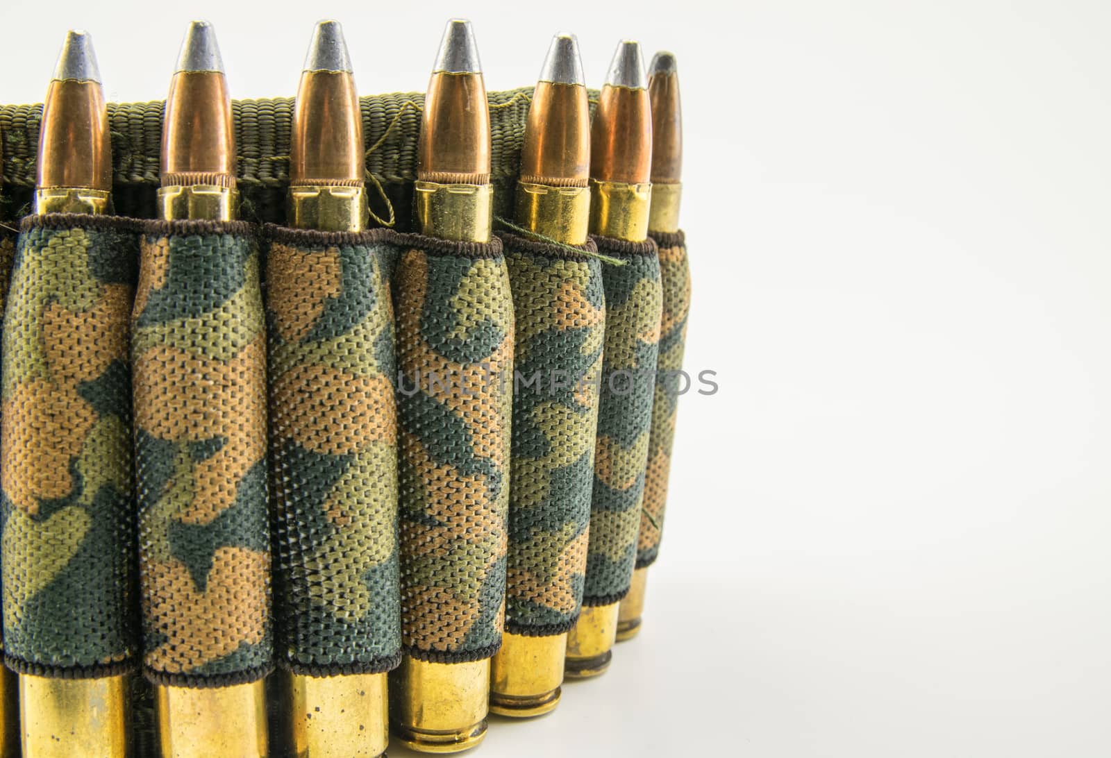 camouflage ammunition belt for rifle