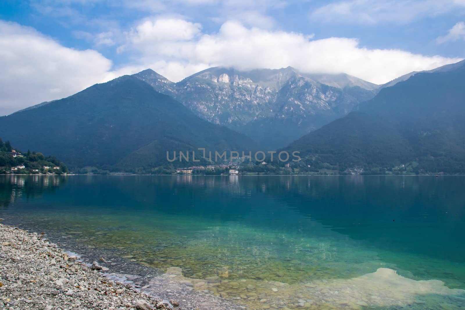 Ledro lake in Italy is called the blue lake