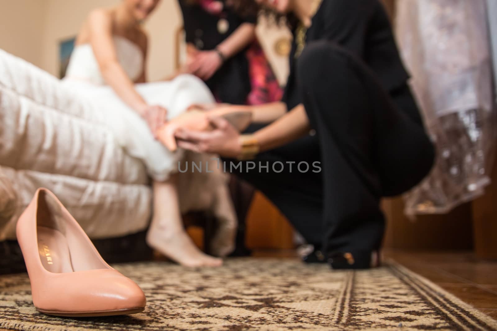 the shoe of the bride