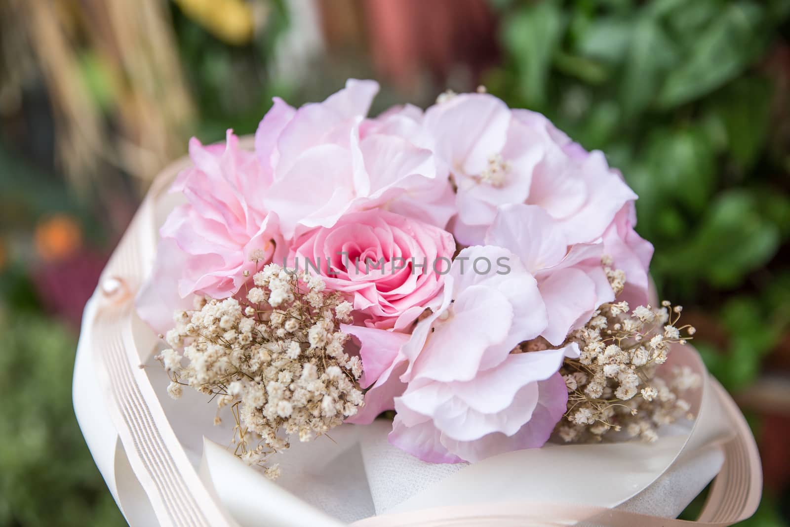 bouquet of roses for the bride